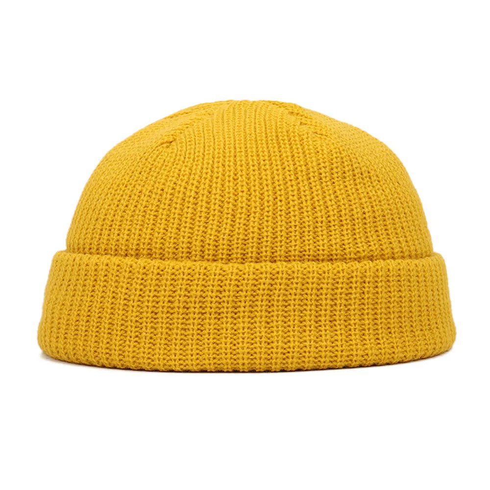 Casual Knit Beanie for Men, Women