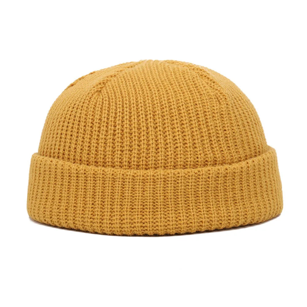 Casual Knit Beanie for Men, Women