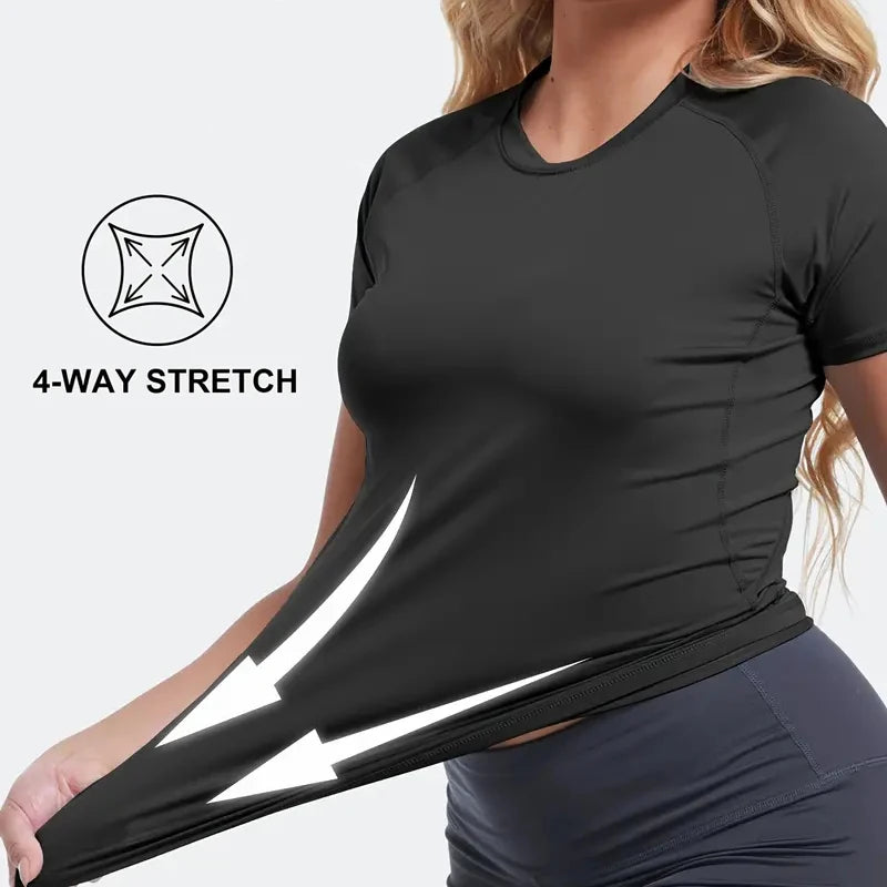 Women's Compression Short Sleeve Quick Dry Shirt