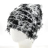 Hip Hop Balaclava Distressed Knitted Outdoor Cap (Unisex)