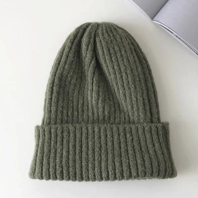 Wool Knit Hat for Women