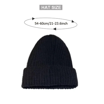 Wool Knit Hat for Women