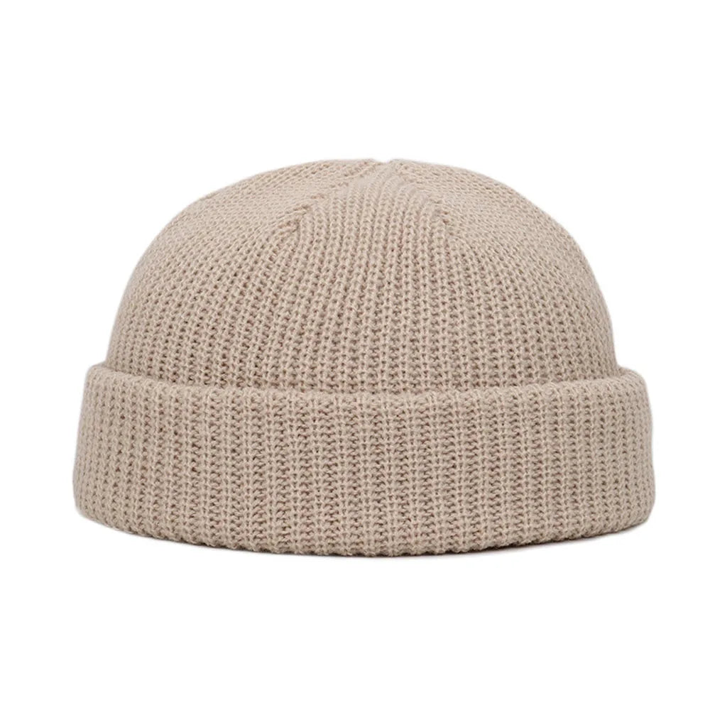 Casual Knit Beanie for Men, Women