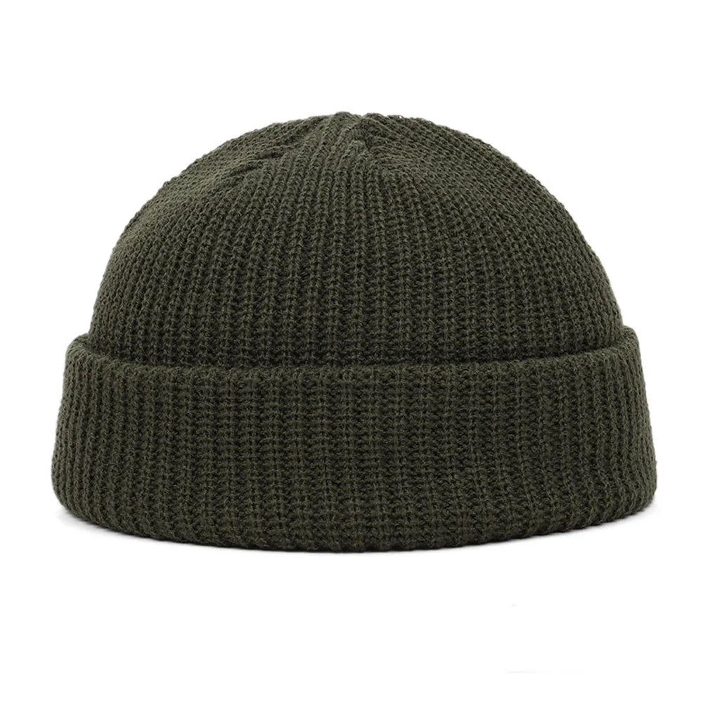 Casual Knit Beanie for Men, Women