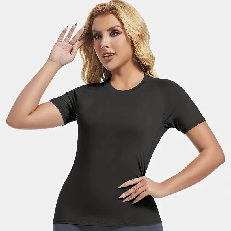 Women's Compression Short Sleeve Quick Dry Shirt