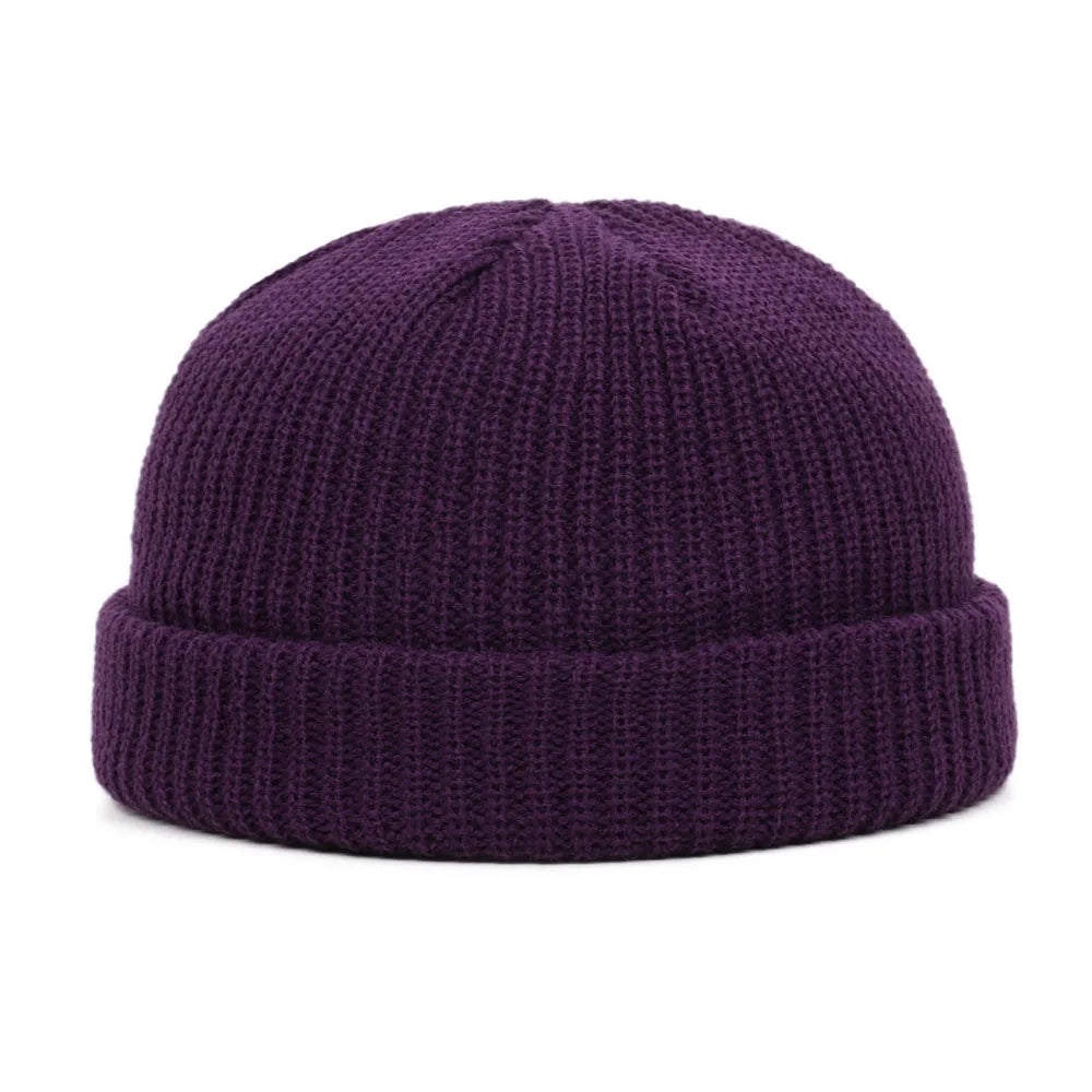 Casual Knit Beanie for Men, Women