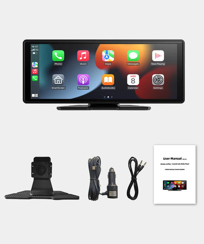 Universal 10.3 Inch Car Multimedia Android Audio & Carplay Wireless Video Player